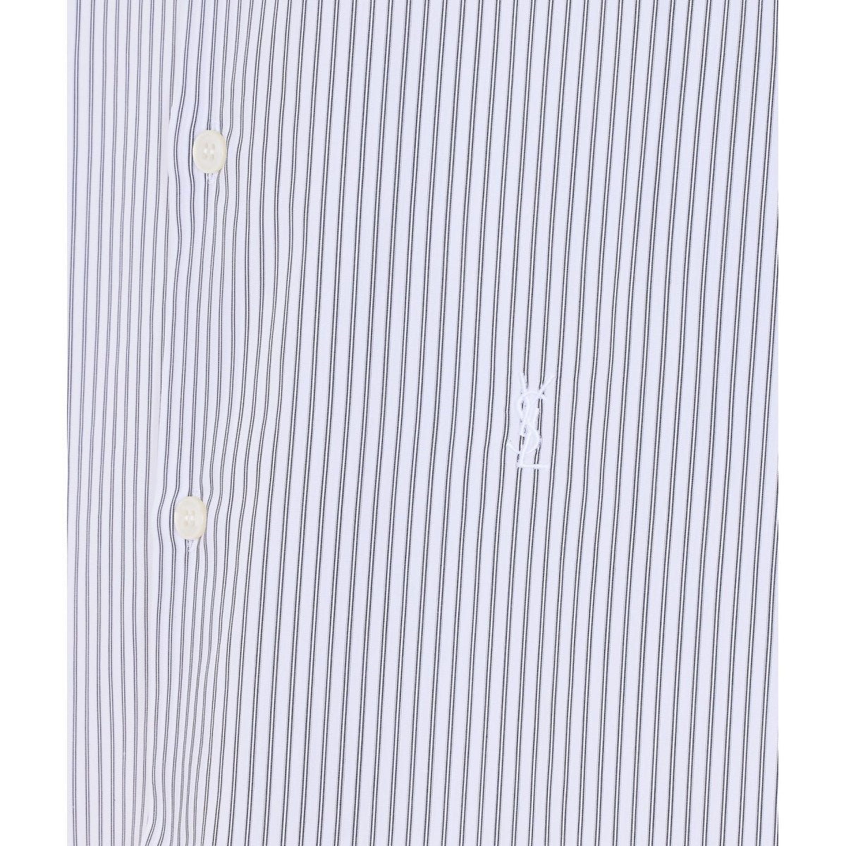 Saint Laurent Saint Laurent Men Striped Cassandre Shirt