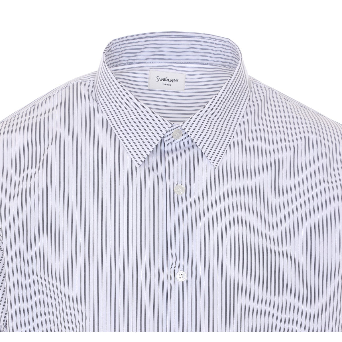 Saint Laurent Saint Laurent Men Striped Cassandre Shirt