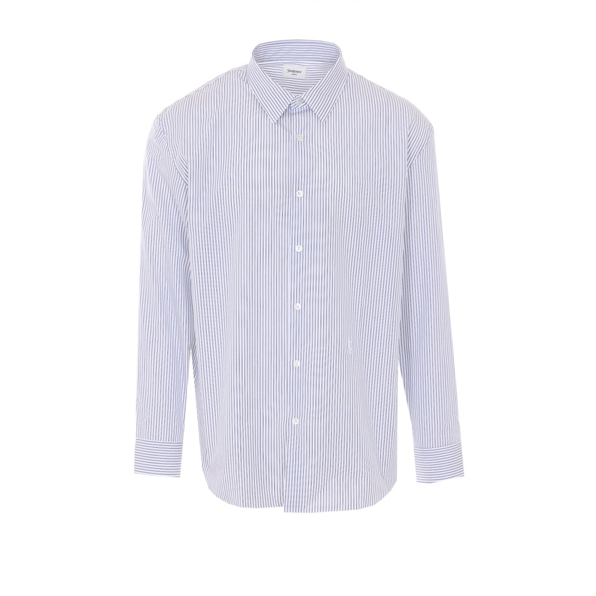 Saint Laurent Saint Laurent Men Striped Cassandre Shirt