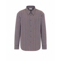 Saint Laurent Saint Laurent Men Striped Cotton Poplin Shirt