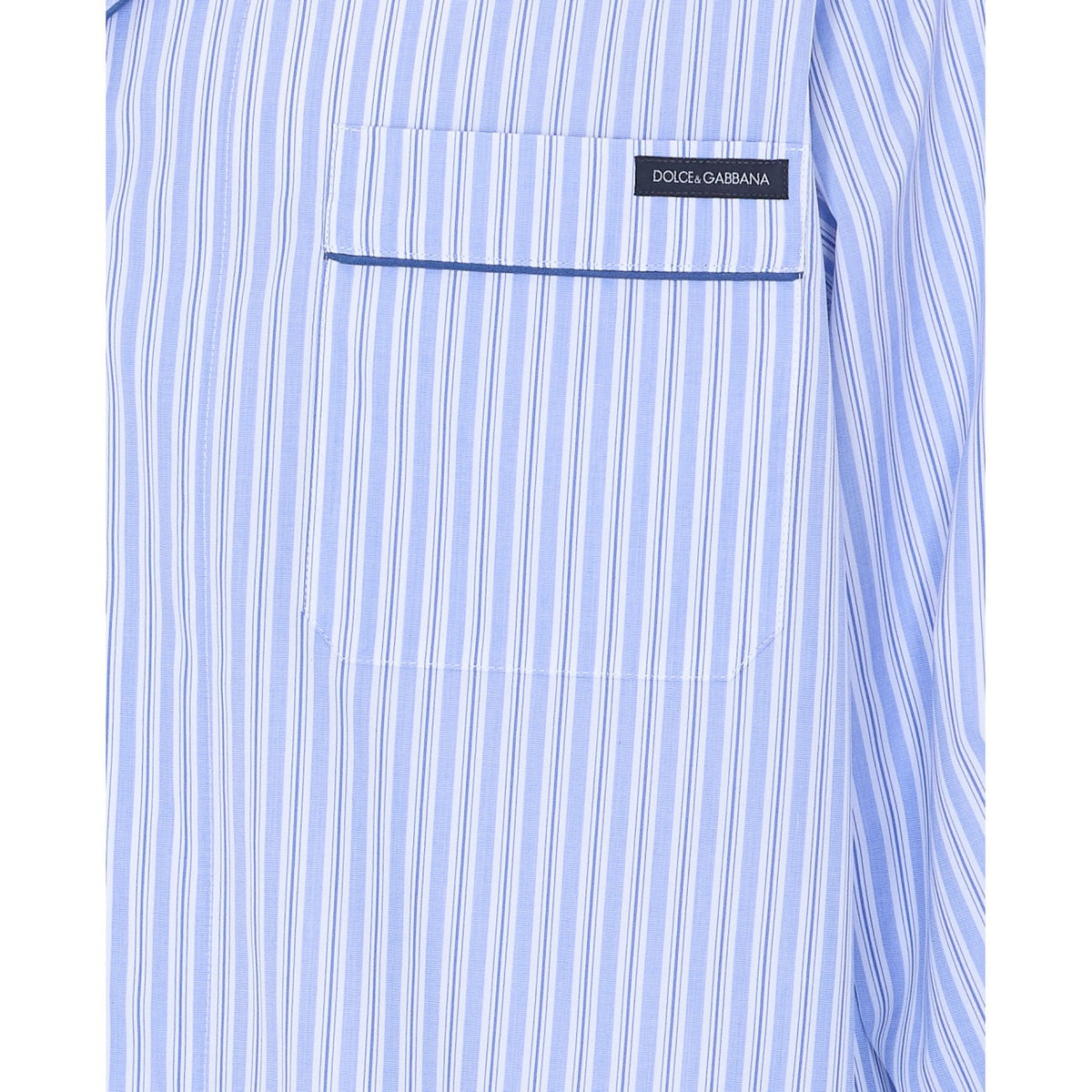 Dolce&Gabbana Men Striped Poplin Vanity Shirt