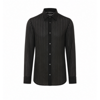 Gucci Gucci Men Striped Silk Gauze Shirt
