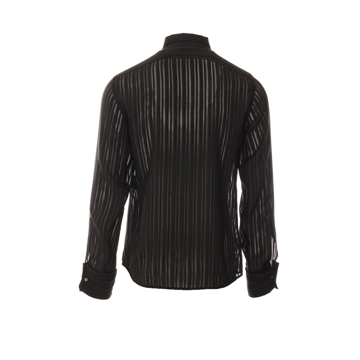 Gucci Gucci Men Striped Silk Gauze Shirt