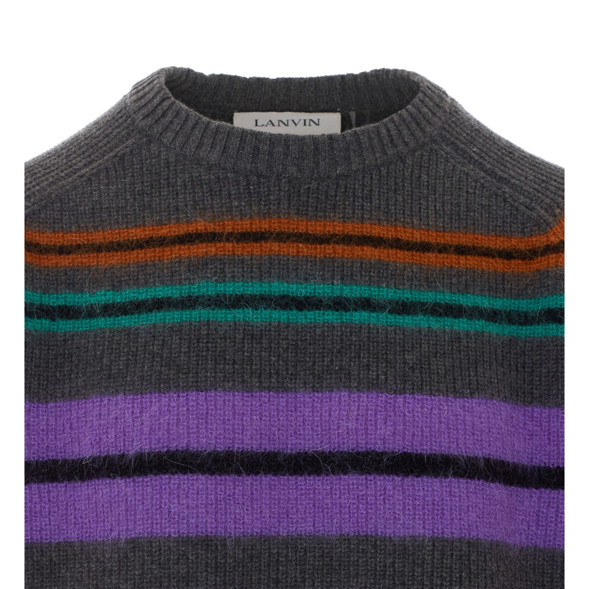 Lanvin Lanvin Men Striped Sweater In Wool And Cashmere