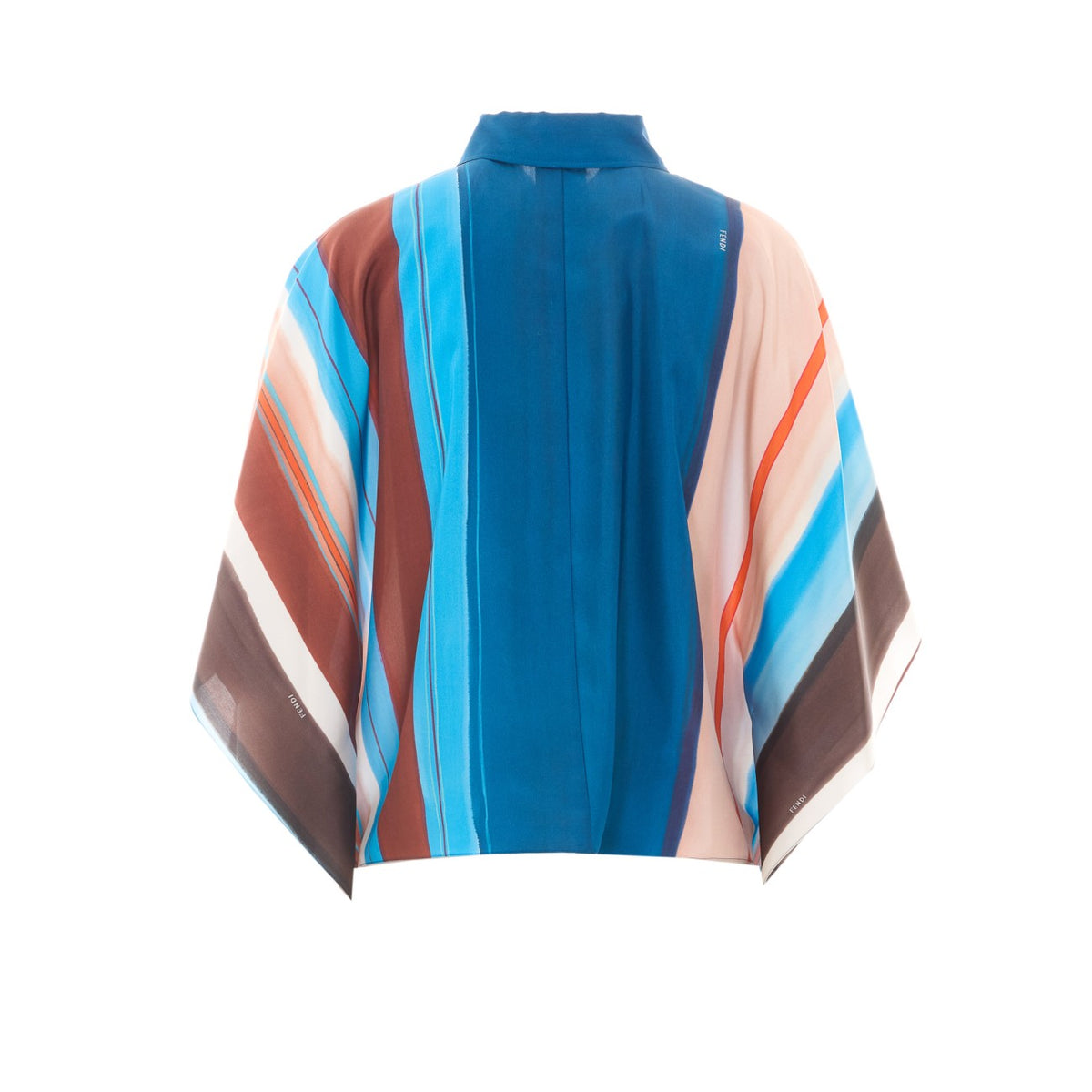 Fendi Women Striped Top With Fendi Mini Logo