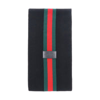 Gucci Men Striped Wool Cashmere Jacquard Scarf