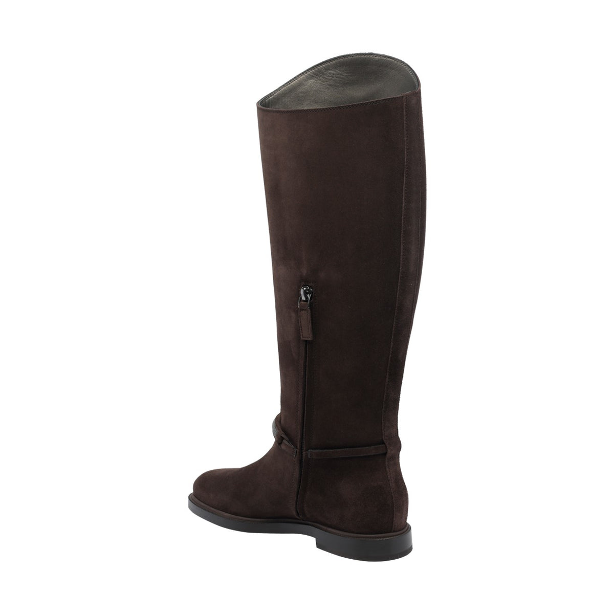 Brunello Cucinelli Brunello Cucinelli Women Suede Boot With Precious Strap