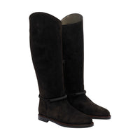 Brunello Cucinelli Brunello Cucinelli Women Suede Boots With Precious Strap