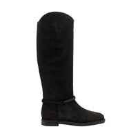 Brunello Cucinelli Brunello Cucinelli Women Suede Boots With Precious Strap