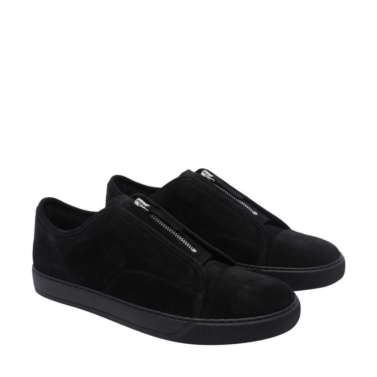 Lanvin Lanvin Men Suede Dbb1 Zip Sneakers