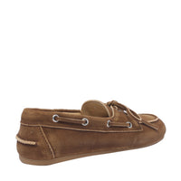 Miu Miu Miu Miu Women Suede Faded Deck Loafers