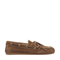 Miu Miu Miu Miu Women Suede Faded Deck Loafers