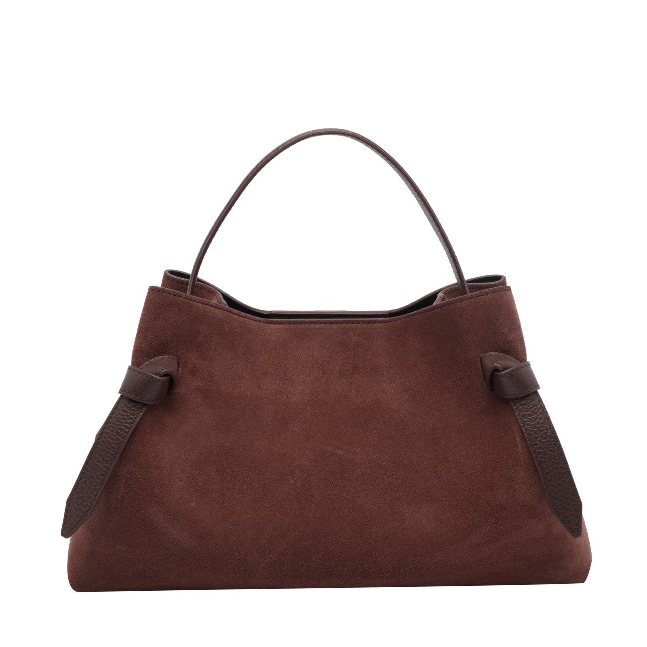 Yuzefi Yuzefi Women Suede Gyoza Handbag