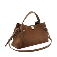 Yuzefi Women Suede Gyoza Handbag