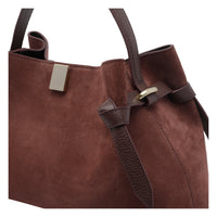 Yuzefi Yuzefi Women Suede Gyoza Handbag