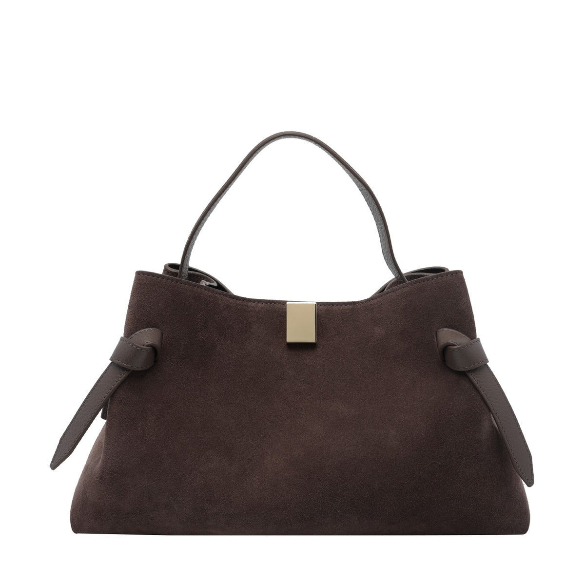 Yuzefi Yuzefi Women Suede Gyoza Handbag