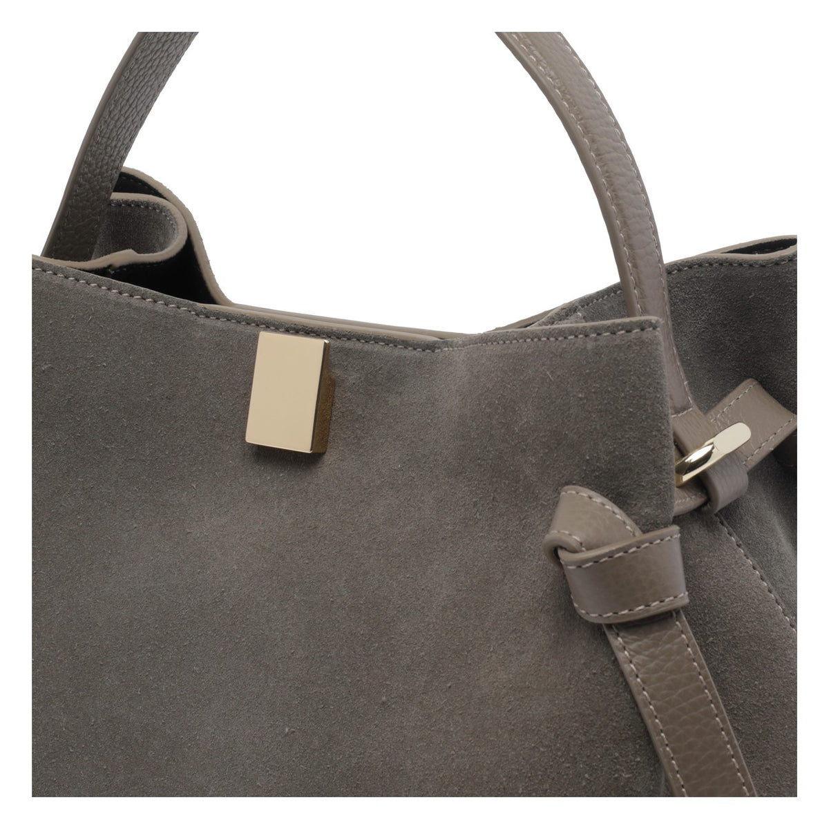 Yuzefi Women Suede Gyoza Handbag
