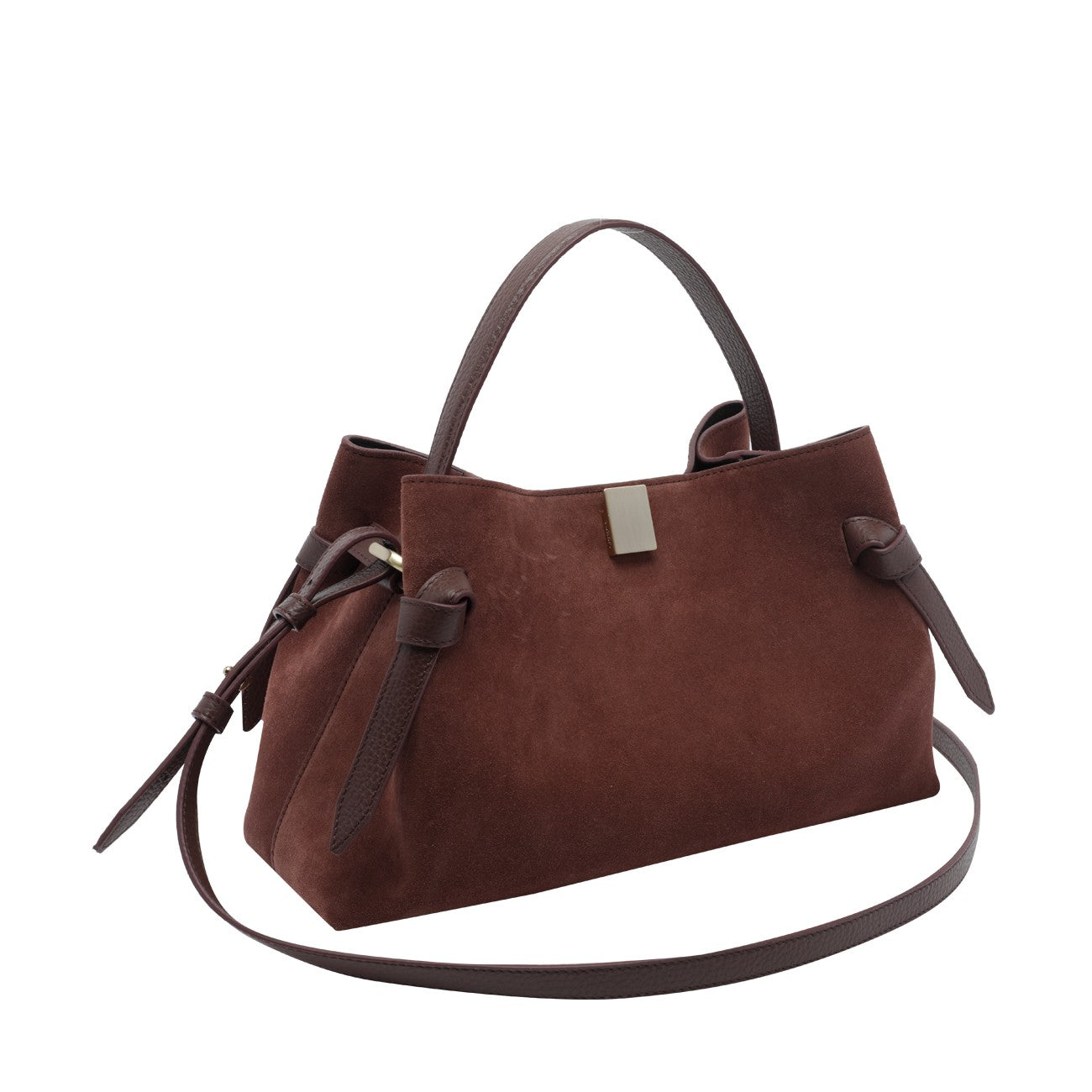 Yuzefi Yuzefi Women Suede Gyoza Handbag