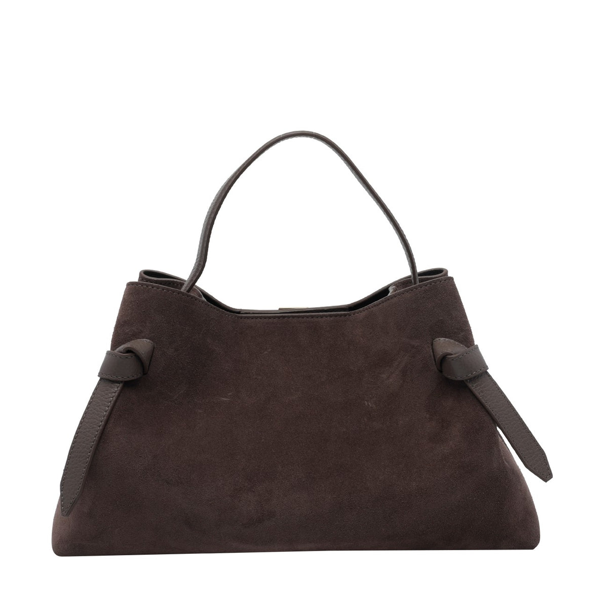 Yuzefi Yuzefi Women Suede Gyoza Handbag