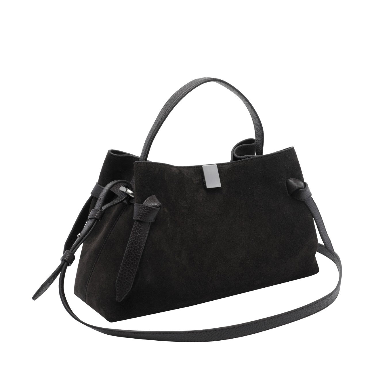 Yuzefi Yuzefi Women Suede Gyoza Handbag