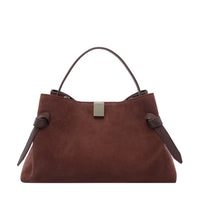 Yuzefi Yuzefi Women Suede Gyoza Handbag