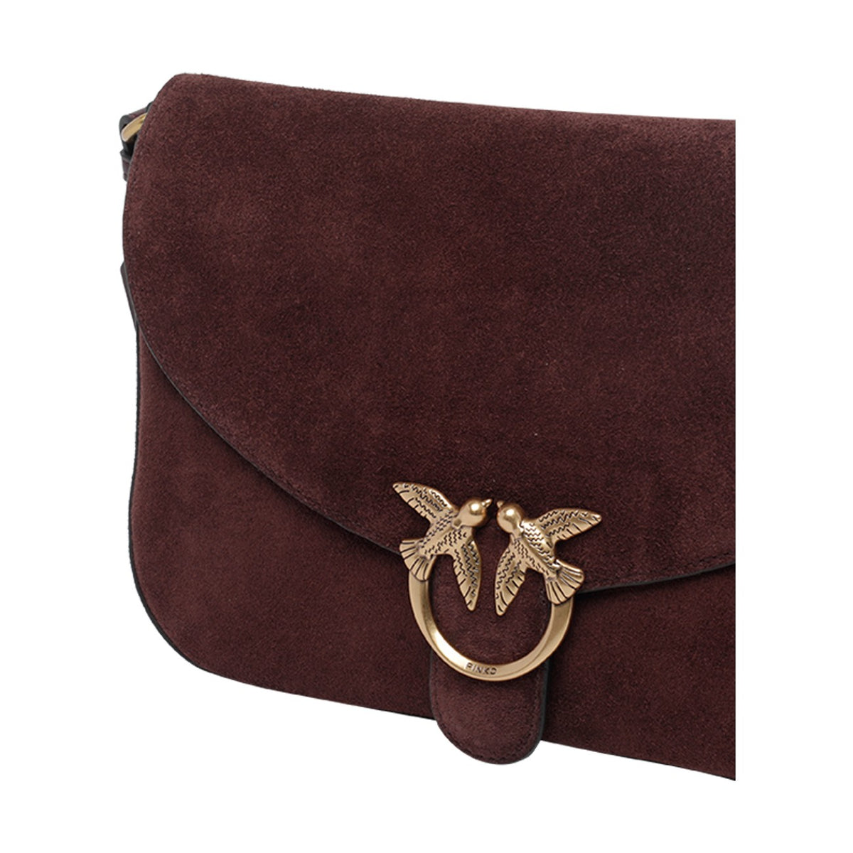 Pinko Pinko Women Suede Love Classic Satchel Bag