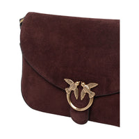 Pinko Pinko Women Suede Love Classic Satchel Bag