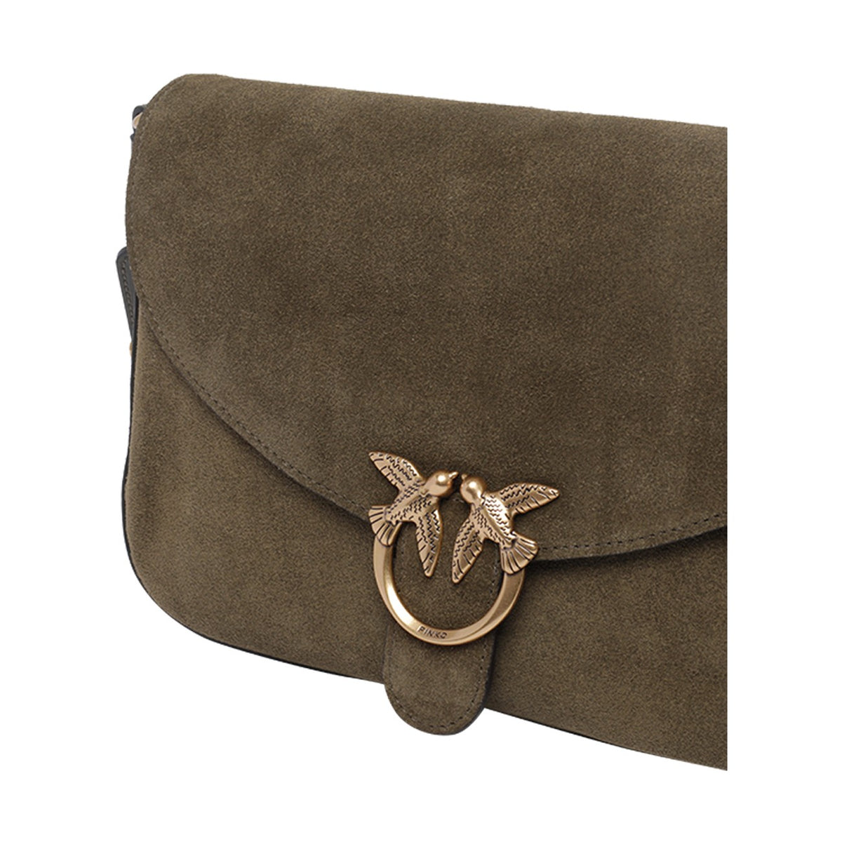 Pinko Pinko Women Suede Love Classic Satchel Bag