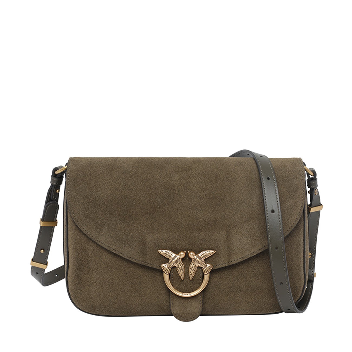 Pinko Pinko Women Suede Love Classic Satchel Bag