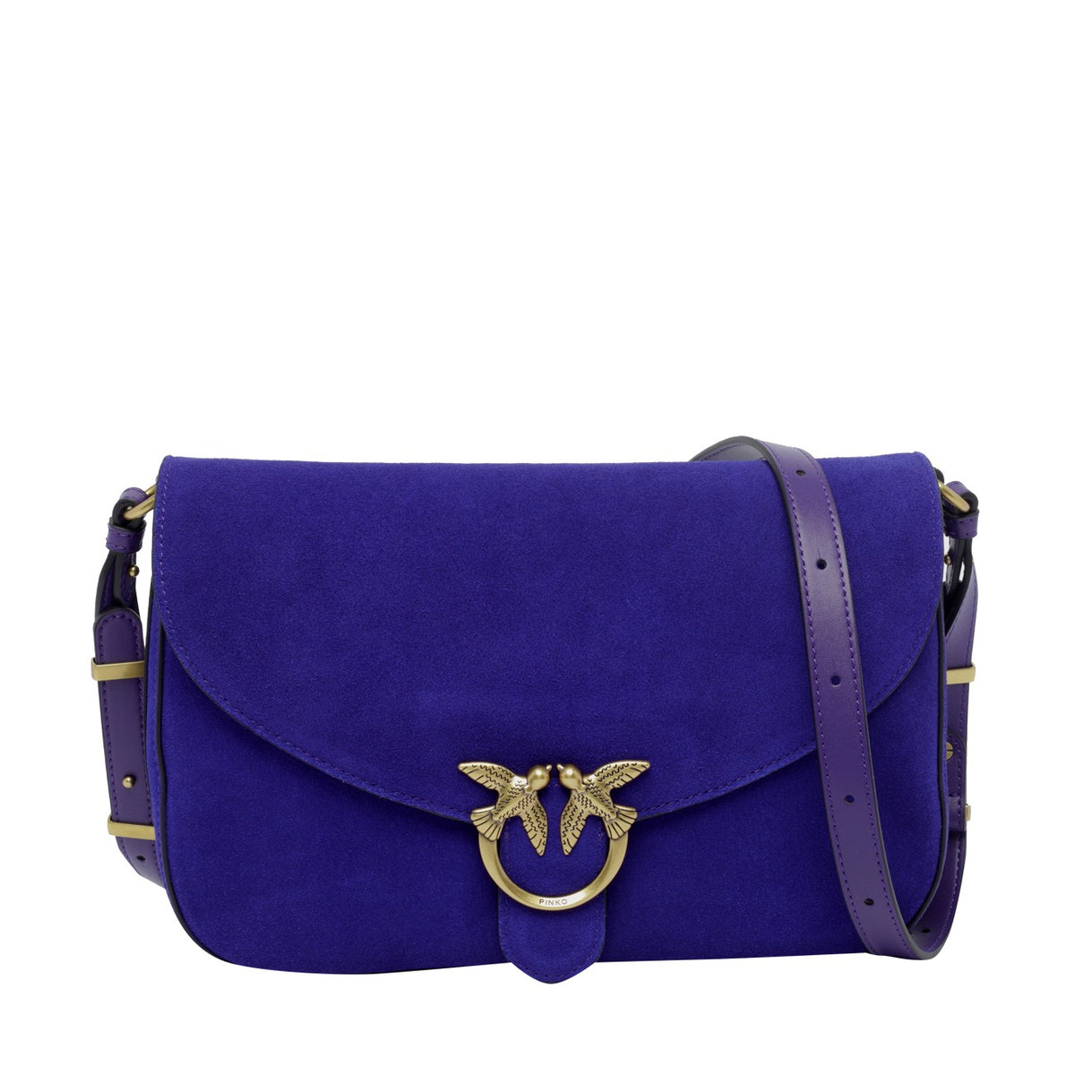 Pinko Pinko Women Suede Love Classic Satchel Bag