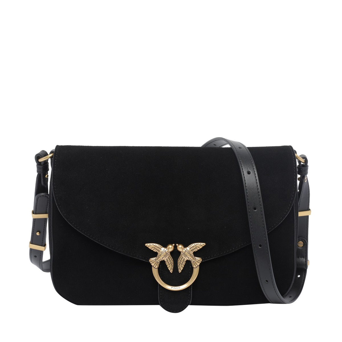 Pinko Pinko Women Suede Love Classic Satchel Bag