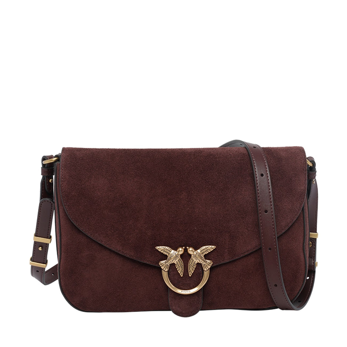 Pinko Pinko Women Suede Love Classic Satchel Bag