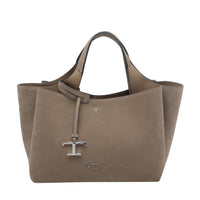 Tod's Tod's Women Suede Mini Handbag With T Timeless Charm