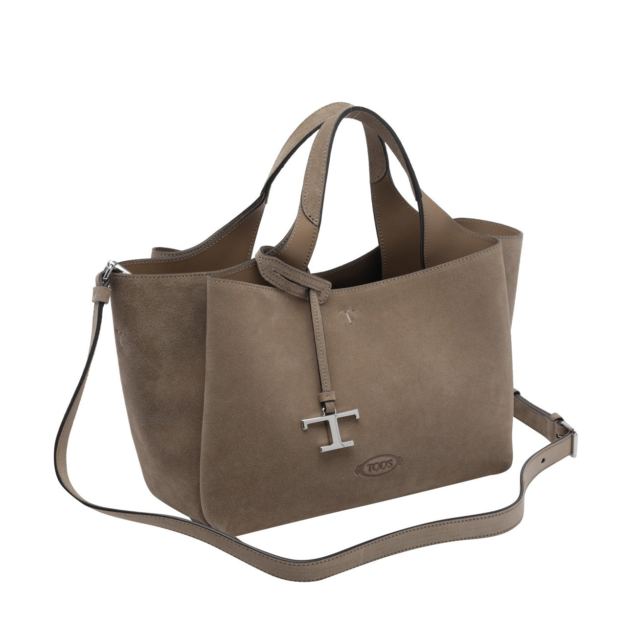 Tod's Tod's Women Suede Mini Handbag With T Timeless Charm