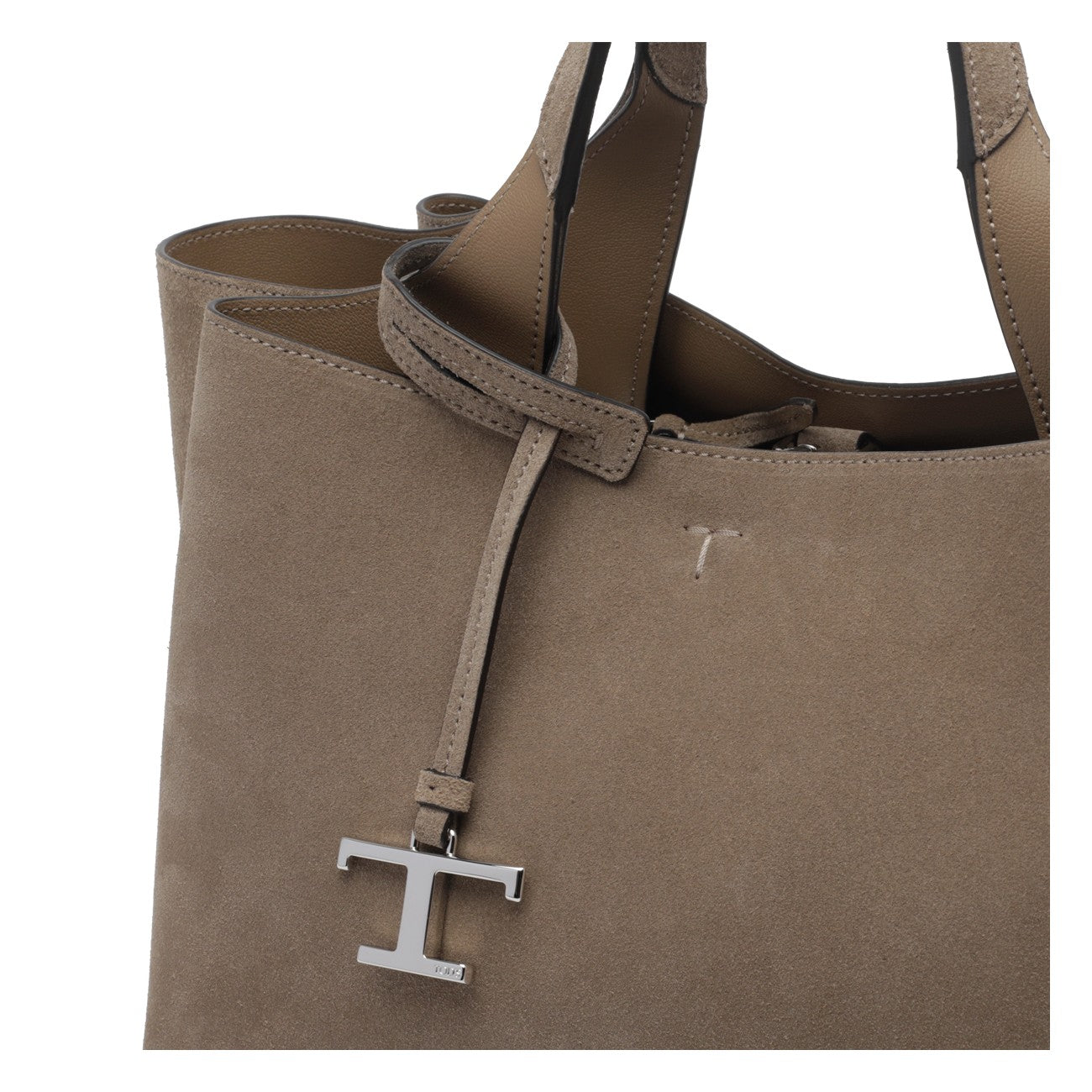 Tod's Tod's Women Suede Mini Handbag With T Timeless Charm
