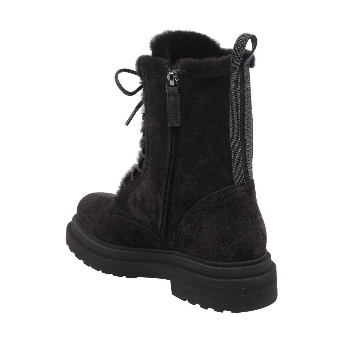 Brunello Cucinelli Women Suede Monile Booties