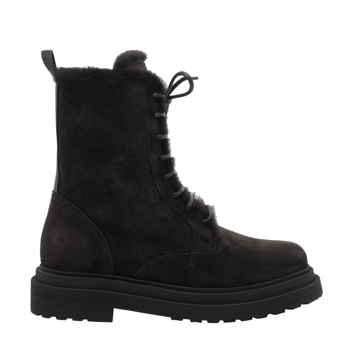 Brunello Cucinelli Women Suede Monile Booties