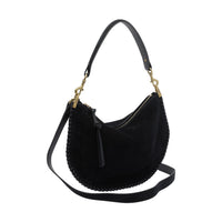 Isabel Marant Women Suede Oskan Soft Zip Shoulder Bag