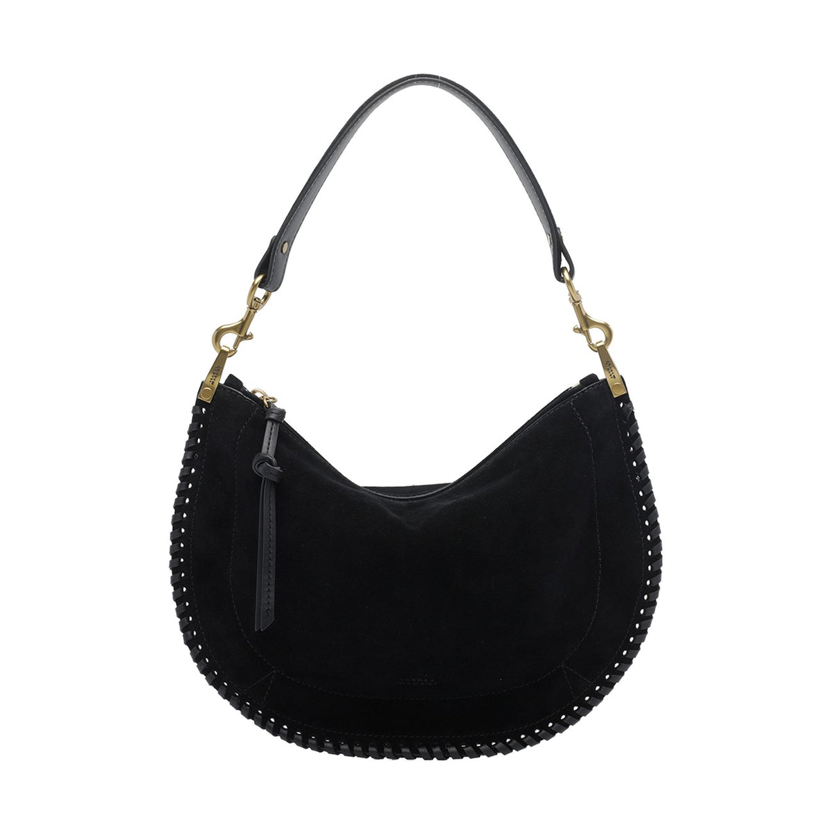Isabel Marant Women Suede Oskan Soft Zip Shoulder Bag