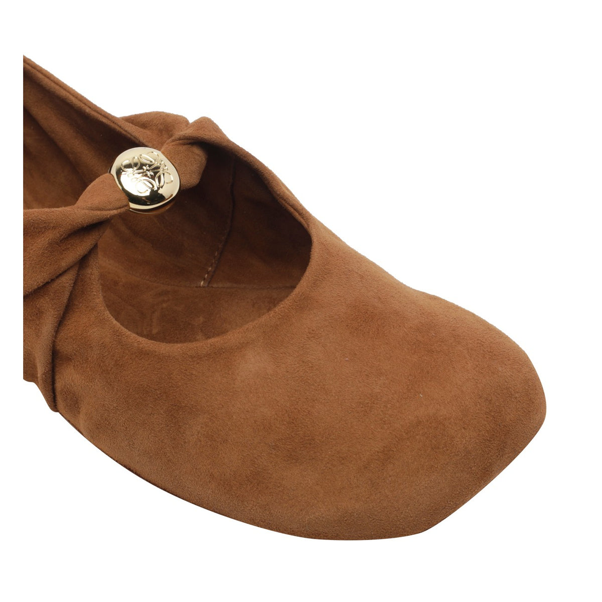 Loewe Loewe Women Suede Pebble Soft Ballets