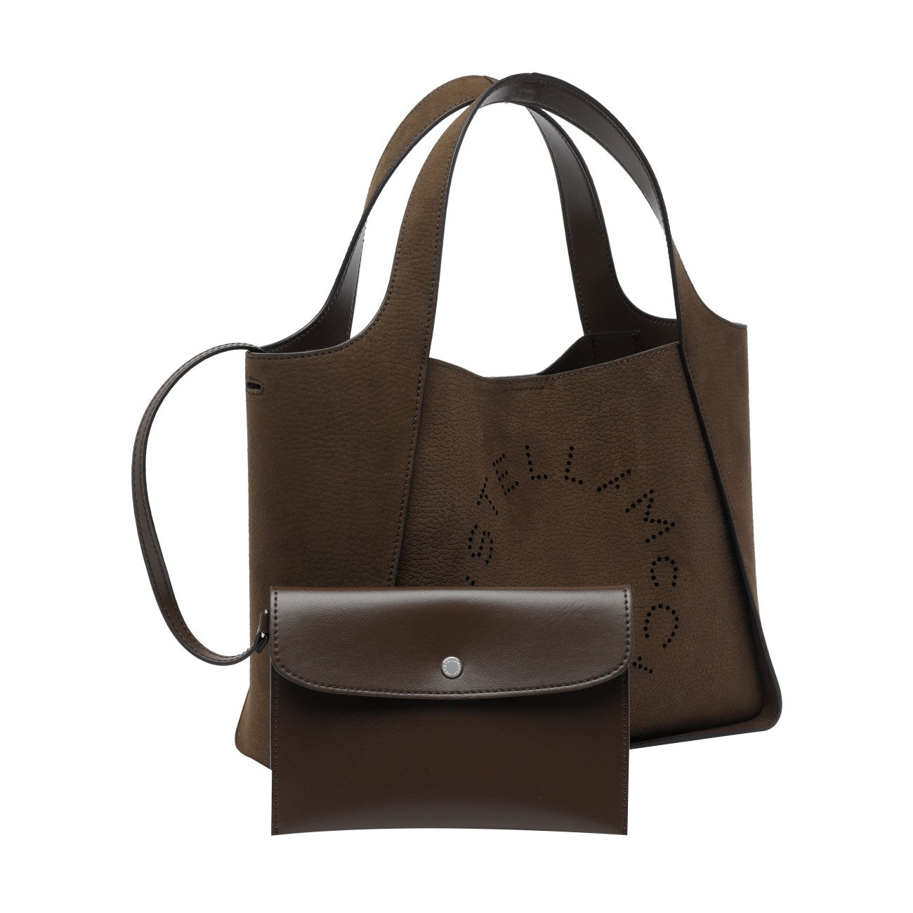 Stella McCartney Stella Mccartney Women Suede Stella Logo Tote Bag