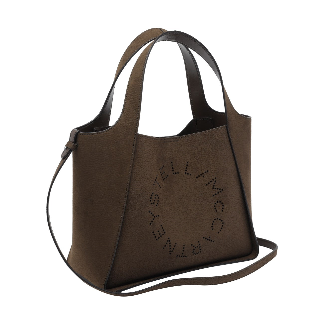Stella McCartney Stella Mccartney Women Suede Stella Logo Tote Bag