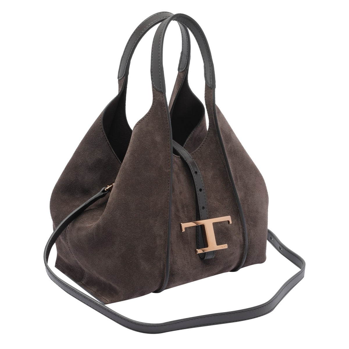 Tod's Women Suede T Timeless Shopping Bag