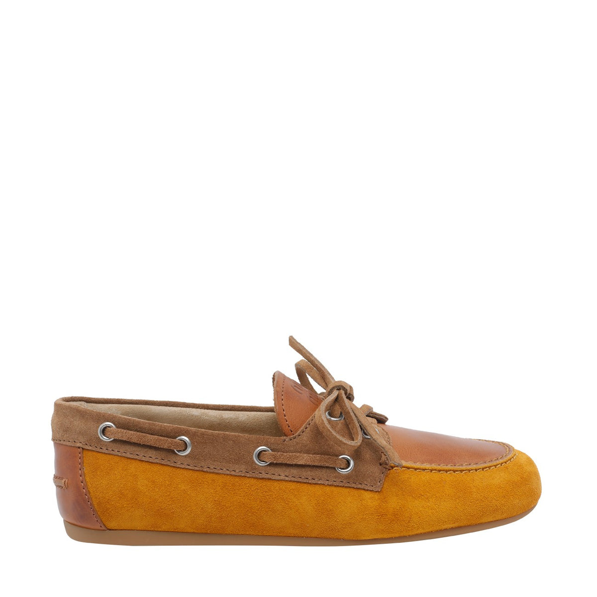 Miu Miu Miu Miu Women Suede-Wrapped Loafing Moccasin