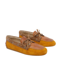 Miu Miu Miu Miu Women Suede-Wrapped Loafing Moccasin