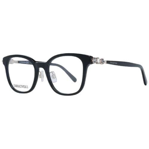 Swarovski Swarovski Elegant Black Acetate Full-Rim Women's Eyeglasses
