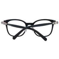 Swarovski Swarovski Elegant Black Acetate Full-Rim Women's Eyeglasses