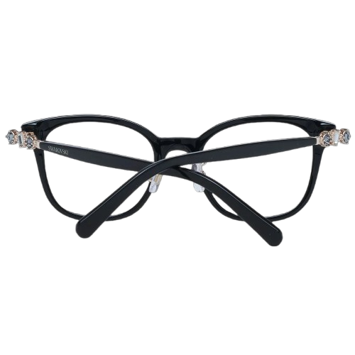Swarovski Swarovski Elegant Black Acetate Full-Rim Women's Eyeglasses