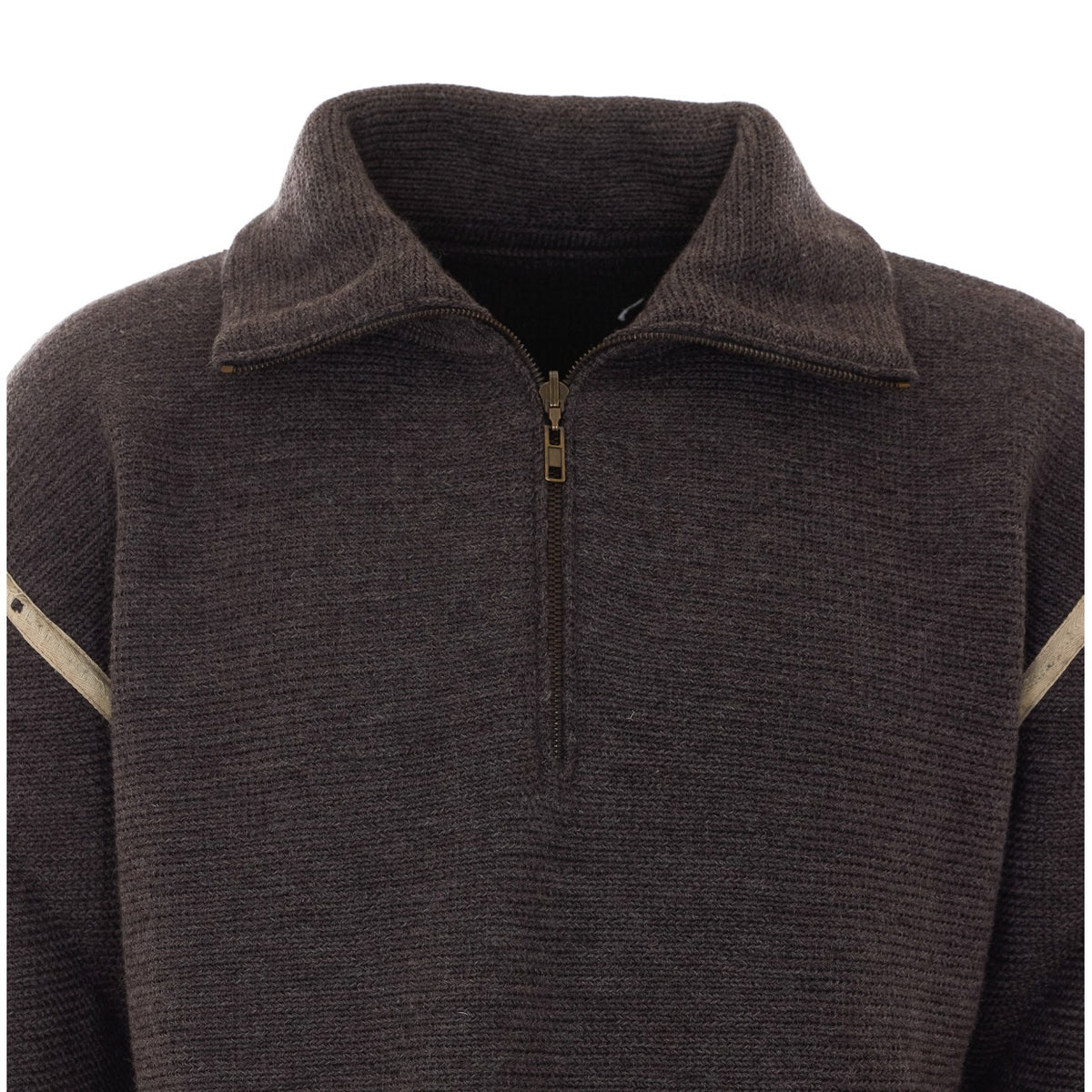Maison Margiela Men Sweater With Patches On Elbow