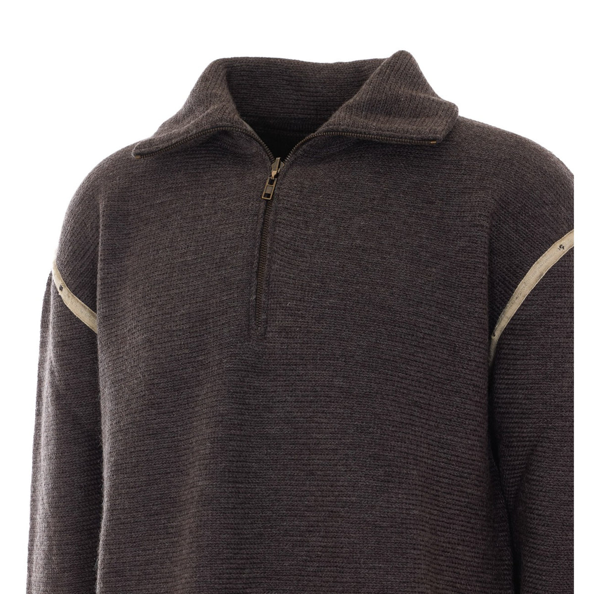 Maison Margiela Men Sweater With Patches On Elbow
